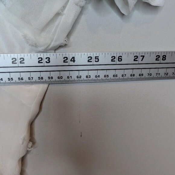 NWT BOOHOO Plus White Swiss  Polka Dot Ruffle Tiered Midi Dress Size 20 - Picture 10 of 13